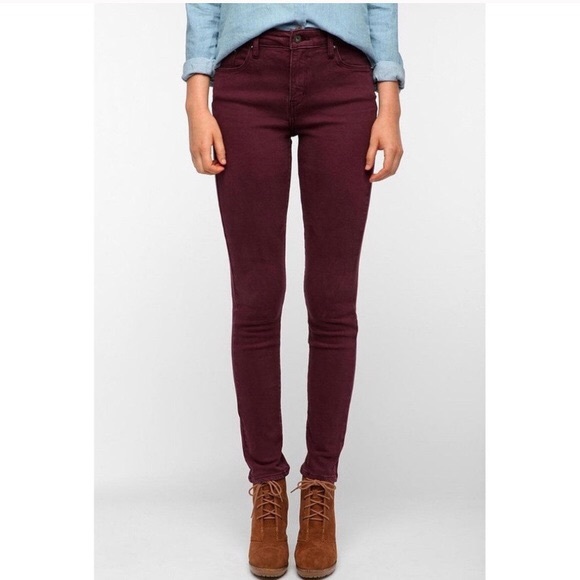 Carmar Denim - Burgundy Carmar Skinny Jeans Size 27